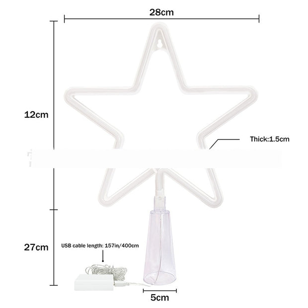 LED Tree Top Light Holiday Decoration