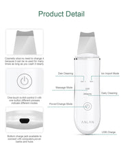 skin spatula
ultrasonic face scrubber
skin scrubber