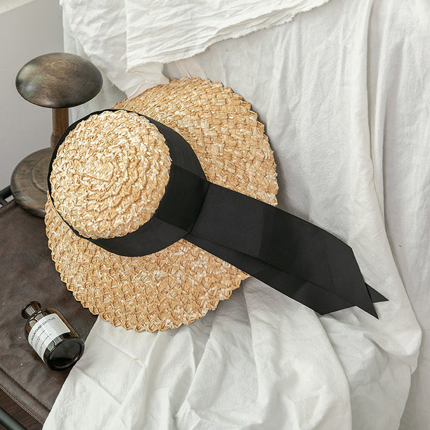 Braided Niche Coarse Straw Angular Fashion Sunscreen Sun Hat
