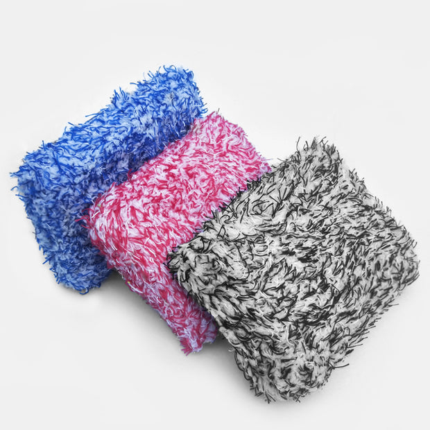 Water-absorbing Plush Car Wash Sponge Microfiber