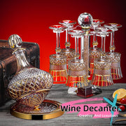 Good-looking Light Luxury Gold Crystal Household Rotating Gyro