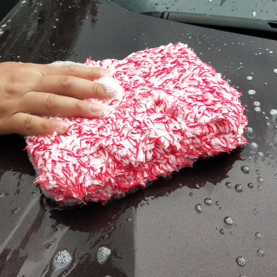 Water-absorbing Plush Car Wash Sponge Microfiber