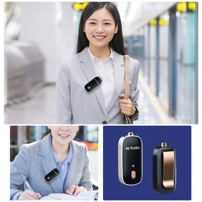 Portable Hanging Neck Mini Air Purifier