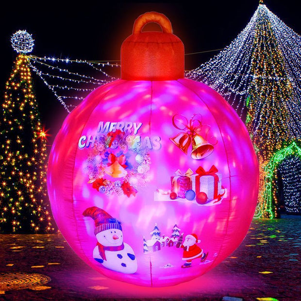 Inflatable Christmas Ball Air Model LED Light Decoration