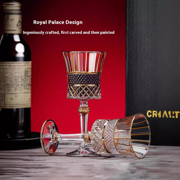 Good-looking Light Luxury Gold Crystal Household Rotating Gyro