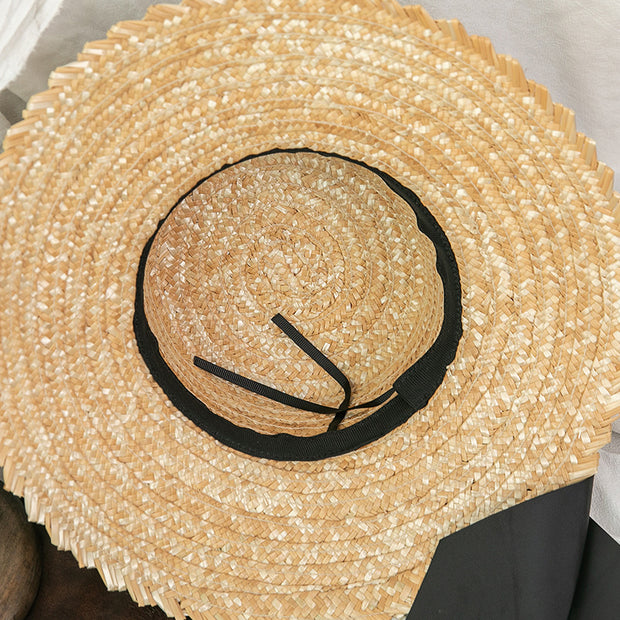 Braided Niche Coarse Straw Angular Fashion Sunscreen Sun Hat