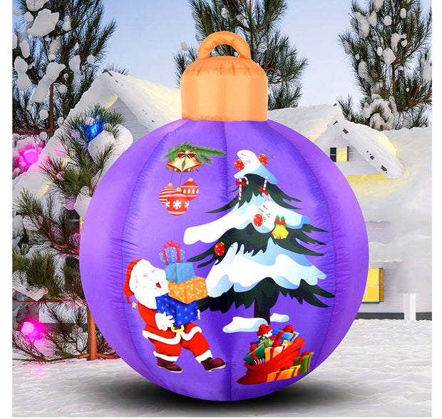 Inflatable Christmas Ball Air Model LED Light Decoration