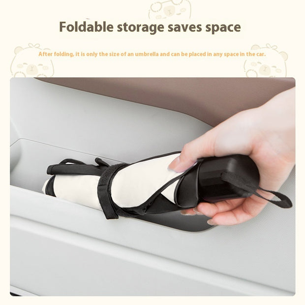 Summer Car Sunshade Cartoon Retractable Heat Insulation