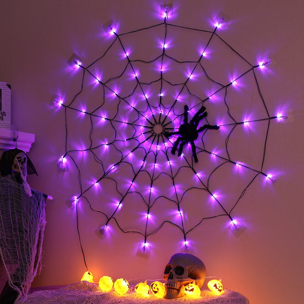 Halloween Decoration Led Colored Lamp Spider